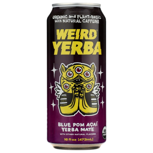 DRINK WEIRD: Organic Blue Pomegranate Acai Yerba Mate 16 fo (Pack of 6) - Grocery > Beverages > Coffee Tea & Hot Cocoa - DRINK WEIRD
