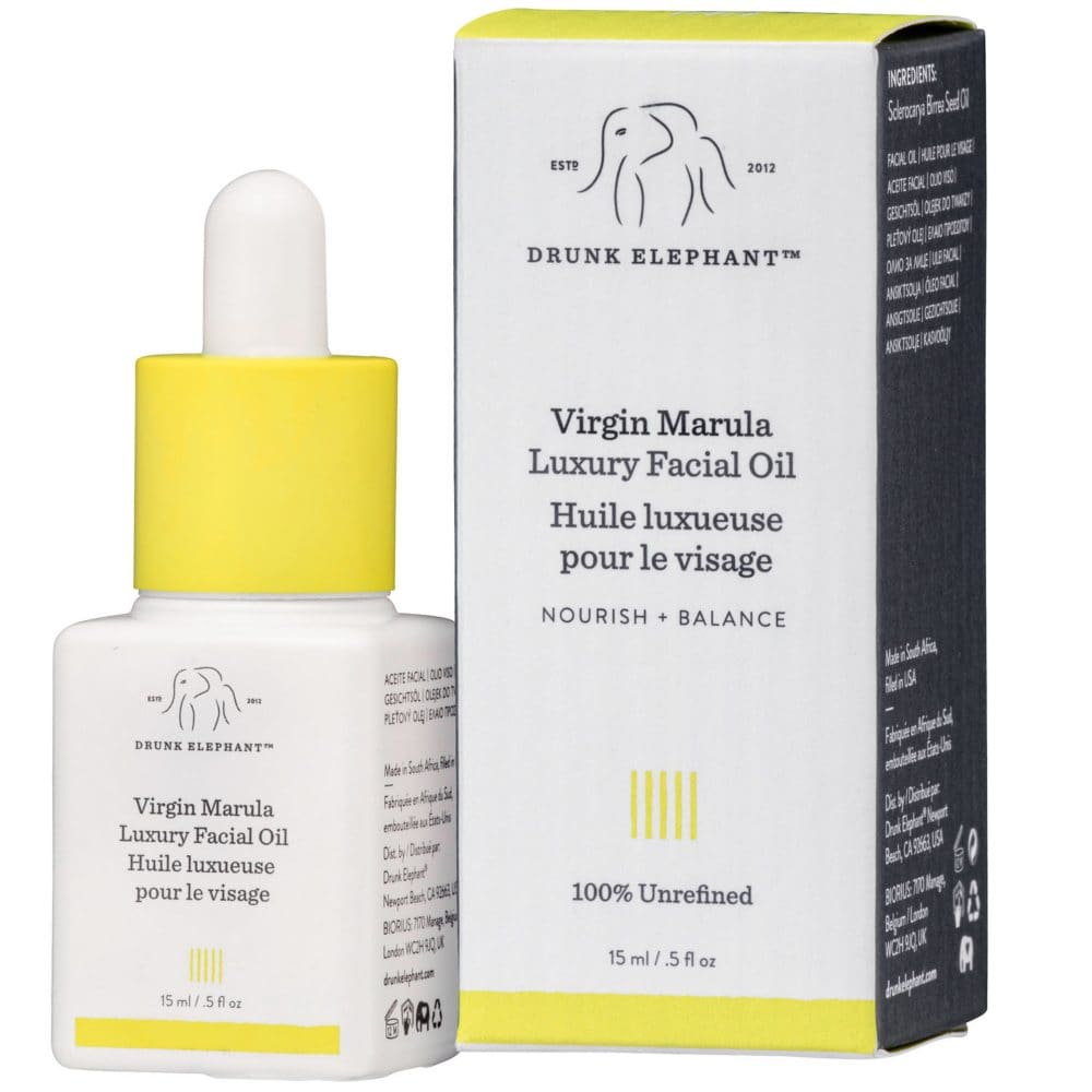 Drunk Elephant Mini Virgin Marula Luxury Facial Oil (0.5 fl. oz.) - Skin Care - Drunk
