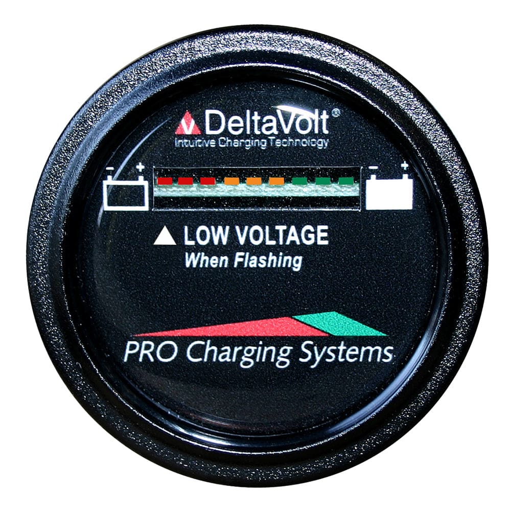 Dual Pro Battery Fuel Gauge - DeltaView® Link Compatible - 12V System (1-12V Battery 2-6V Batteries) - Electrical | Meters & Monitoring -