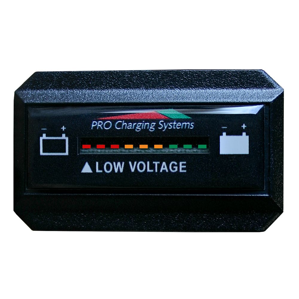 Dual Pro Battery Fuel Gauge - DeltaView® Link Compatible - Rectangle - 12V System (1-12V Battery 2-6V Batteries) - Electrical | Meters &