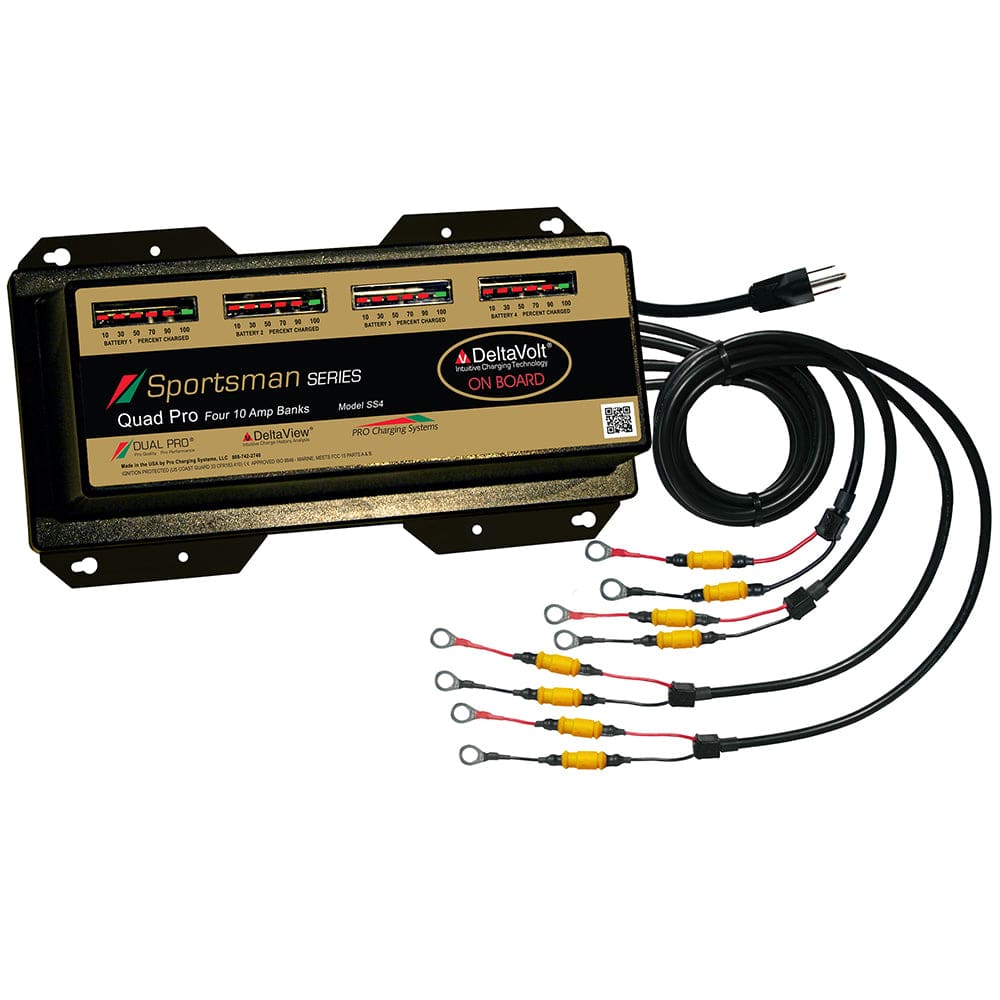 Dual Pro Sportsman Series Battery Charger - 40A - 4-10A-Banks - 12V-48V - Electrical | Battery Chargers - Dual Pro