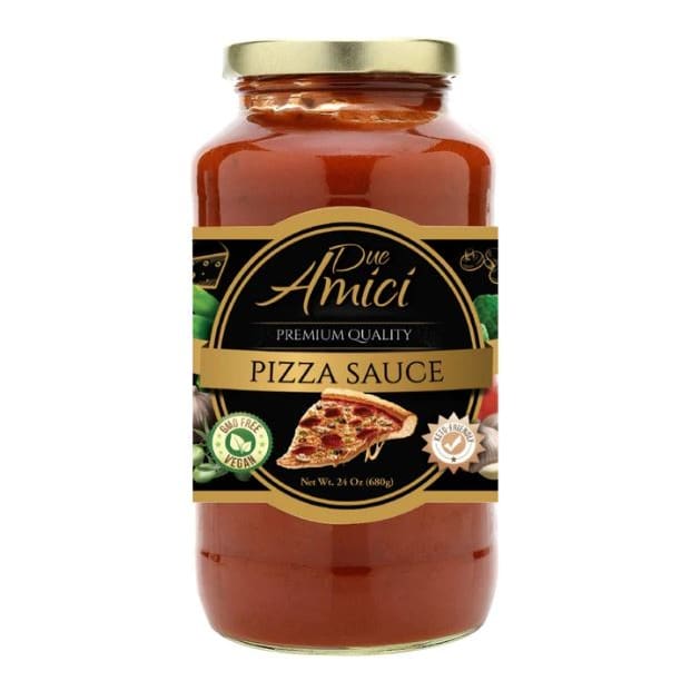 DUE AMICI: Pizza Sauce 24 fo (Pack of 2) - Meal Ingredients > Sauces - DUE AMICI