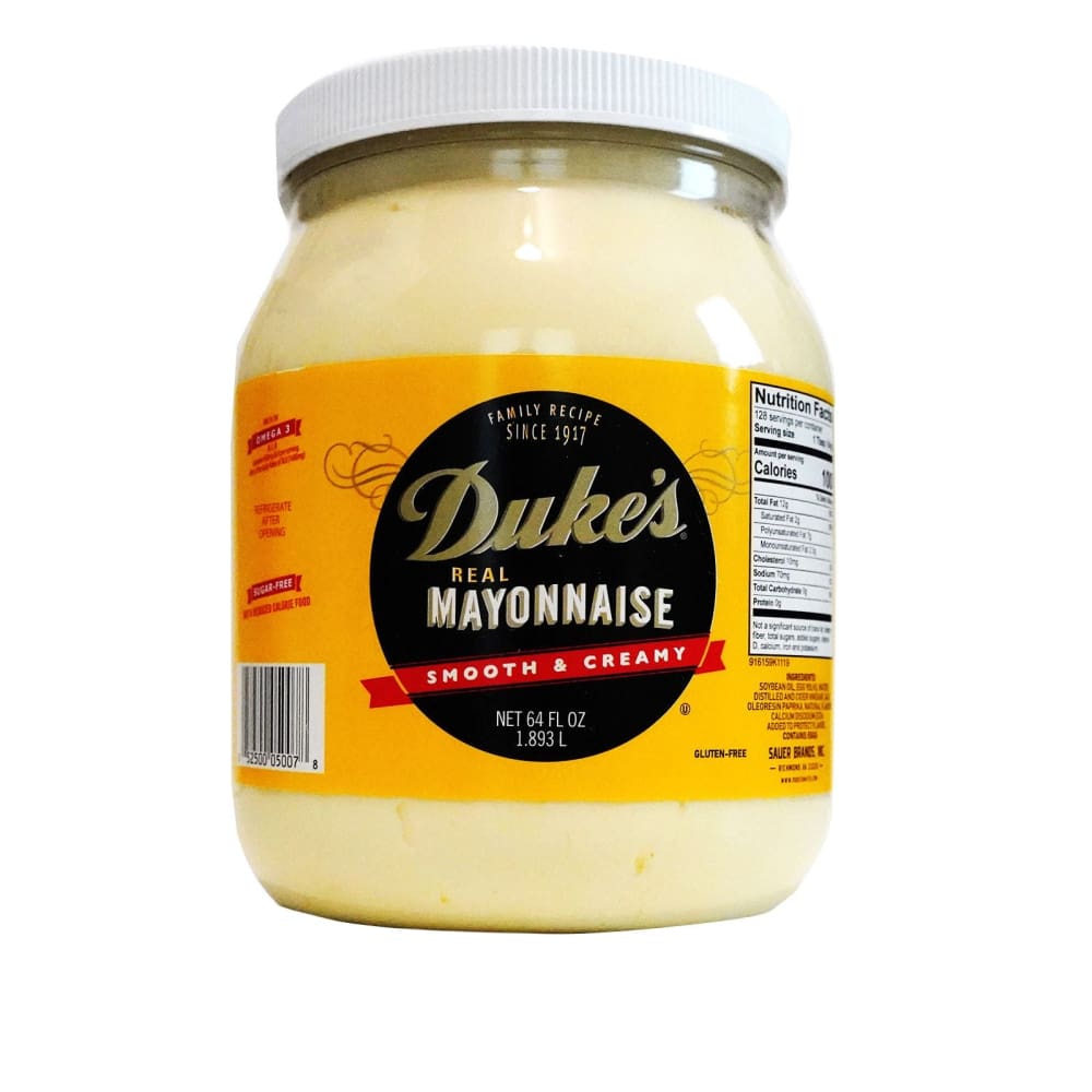 Duke’s Mayonnaise 64 oz. - Home/Grocery Household & Pet/Canned & Packaged Food/Sauces Condiments & Dressings/Condiments/ - Duke’s