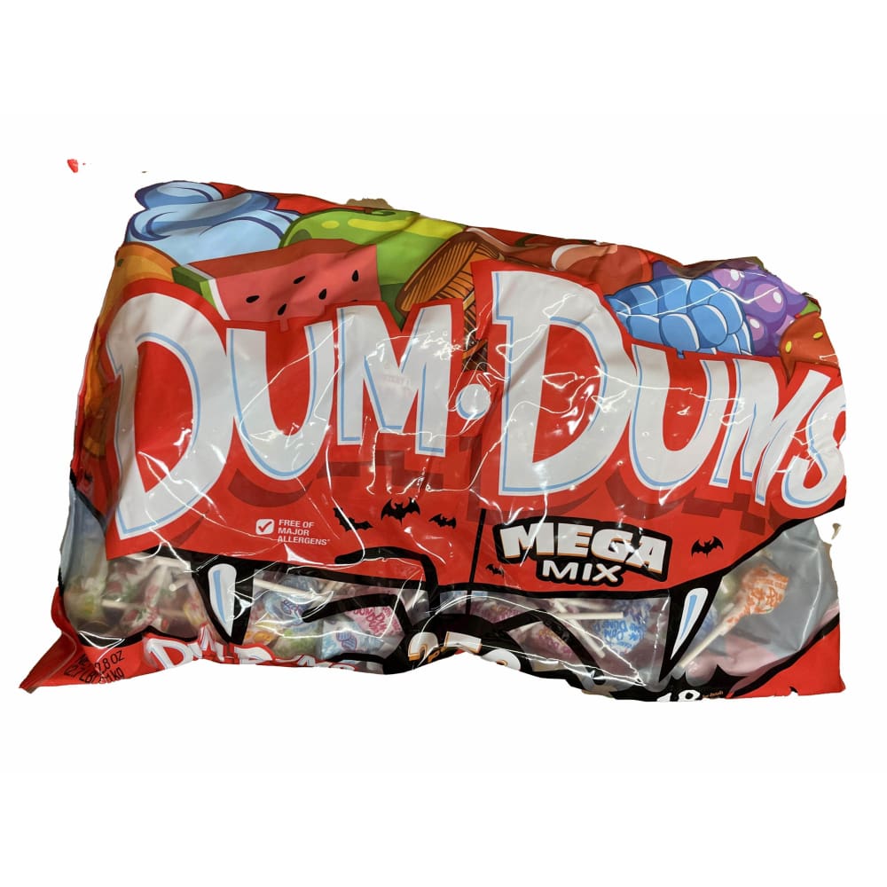 Dum Dums Dum Dums Original Lollipops Assorted Flavors 250 ct. Lay Down Bag