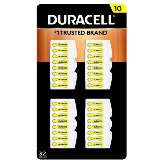 Duracell Hearing Aid 10 Battery 32 ct. - Duracell