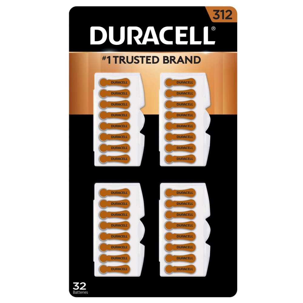 Duracell Hearing Aid 312 Battery 32 ct. - Duracell