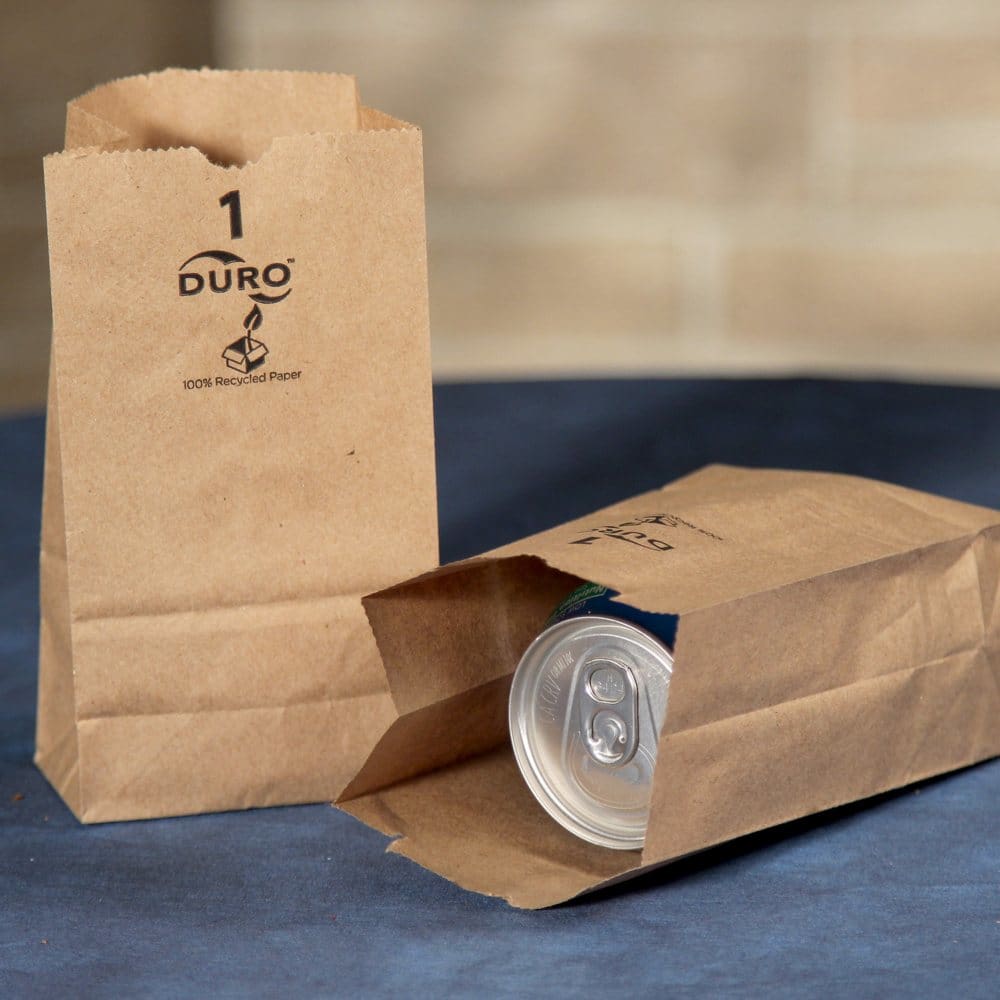 Duro Bag 1# Kraft Bags (500 ct.) (Pack of 2) - Paper & Plastic - Duro