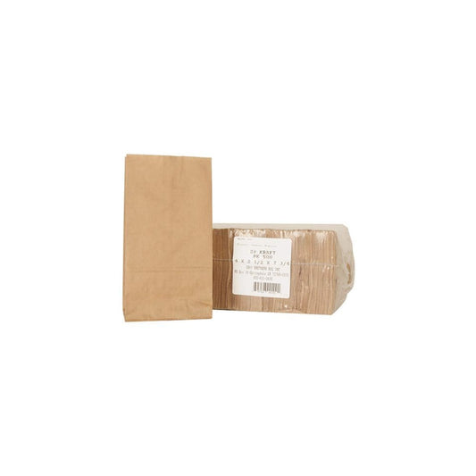 Duro Brown Paper Bag 2# Kraft Bags (500 ct.) (Pack of 2) - Paper & Plastic - Duro