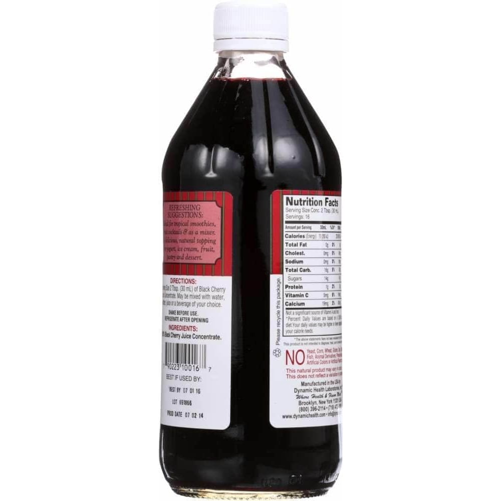 Dynamic Health Dynamic Health Pure Black Cherry Juice Concentrate, 16 oz
