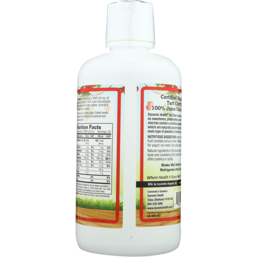 DYNAMIC HEALTH: Tart Cherry Concentrate Organic 32 fo - Grocery > Beverages > Juices - DYNAMIC HEALTH