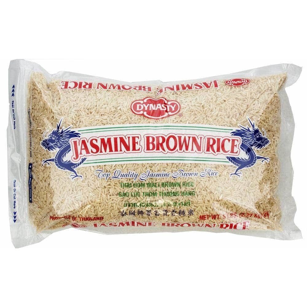 Dynasty Jasmine Brown Rice, 5 Lb ShelHealth