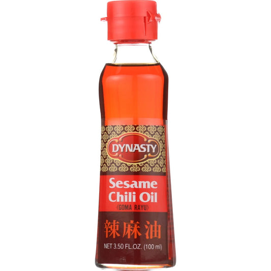 DYNASTY: Sesame Chili Oil 3.5 oz (Pack of 4) - Grocery > Cooking & Baking > Seasonings - DYNASTY