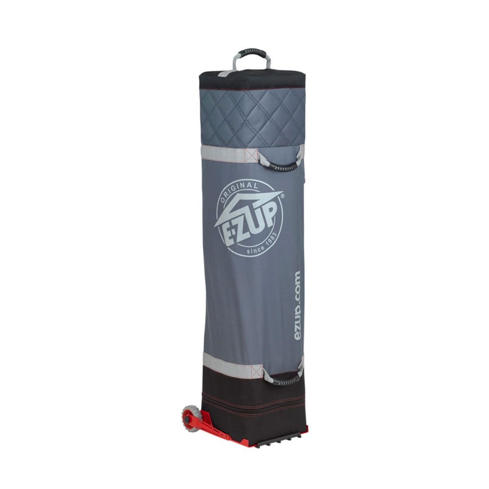 E-Z UP Deluxe Wide-Trax Roller Bag 10’ (Gray with Black Accents) - Outdoor Canopy Tents - E-Z