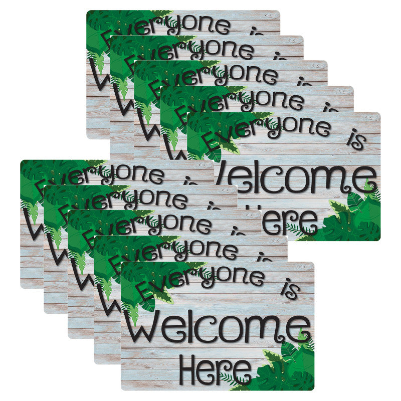 10Ct Mouse Pad Beech Wood Greenery Everyone Is Welcome