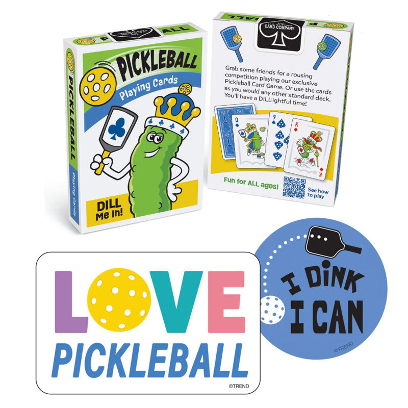 Pickleball Playing Cards & Stickers
