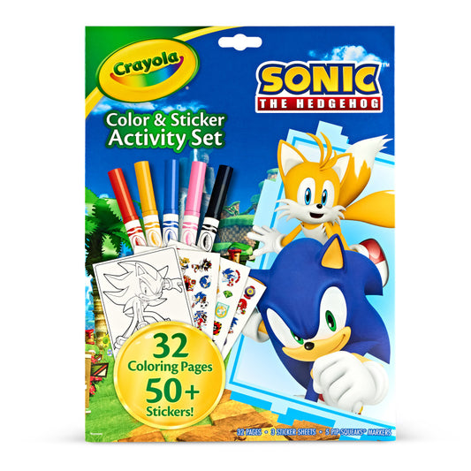 Color & Sticker Activity Set Sonic (Pack of 6)