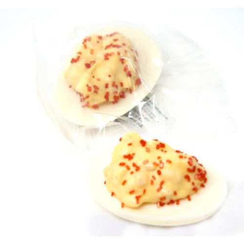 E&A Candies White Deviled Eggs 1oz (Case of 24) - Candy/Wrapped Candy - E&A Candies