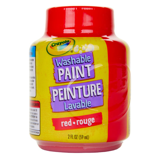 Red Crayola 2Oz Washable Paint (Pack of 12)
