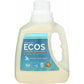 Ecos Earth Friendly Ecos 2x Ultra Laundry Detergent Free and Clear, 100 oz