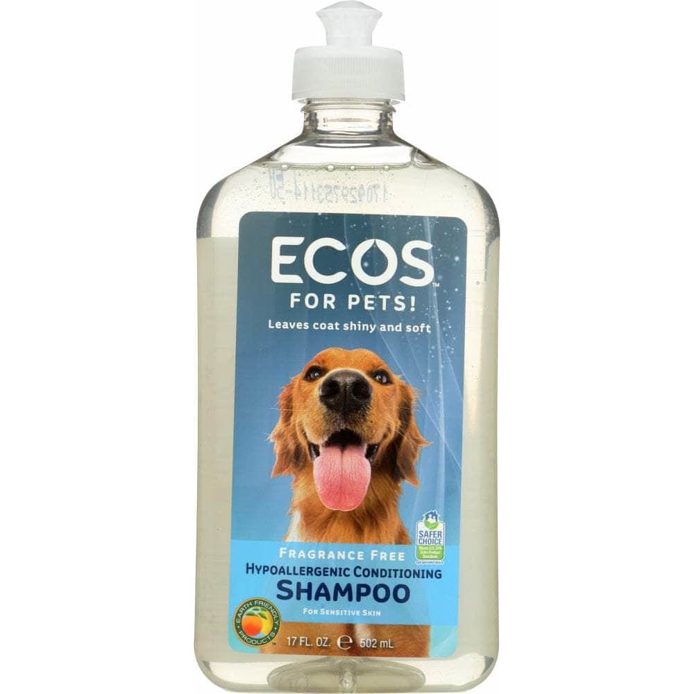 ECOS Earth Friendly For Pets Shampoo Fragrance Free, 17 Oz