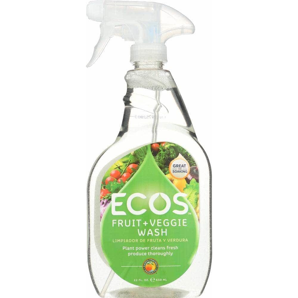 Ecos Earth Friendly Fruit and Vegetable Wash, 22 Oz