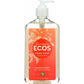 Ecos Earth Friendly Hypoallergenic Hand Soap Orange Blossom, 17 oz