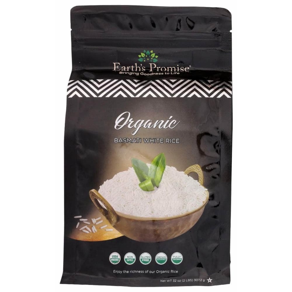 EARTH'S PROMISE Grocery > Pantry > Rice EARTH'S PROMISE: Organic Basmati White Rice, 2 lb
