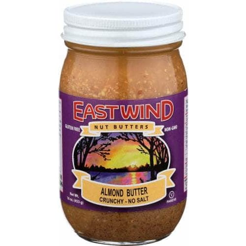 EAST WIND Grocery > Dairy, Dairy Substitutes and Eggs > Butters > Almond Butter EAST WIND Almond Butter Crunchy, 16 oz