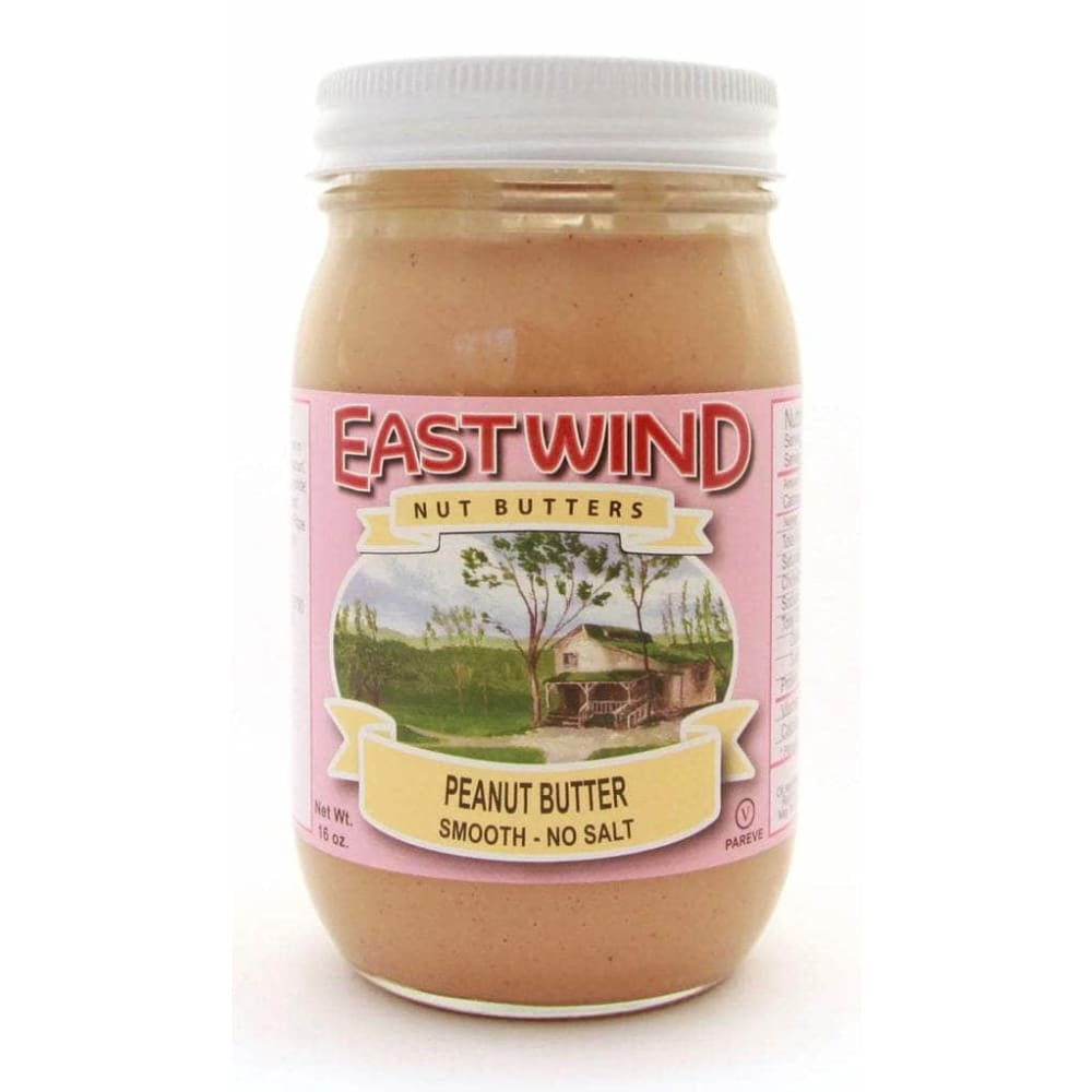 EAST WIND Grocery > Dairy, Dairy Substitutes and Eggs > Butters > Peanut Butter EAST WIND Peanut Butter Smooth No Salt, 16 oz