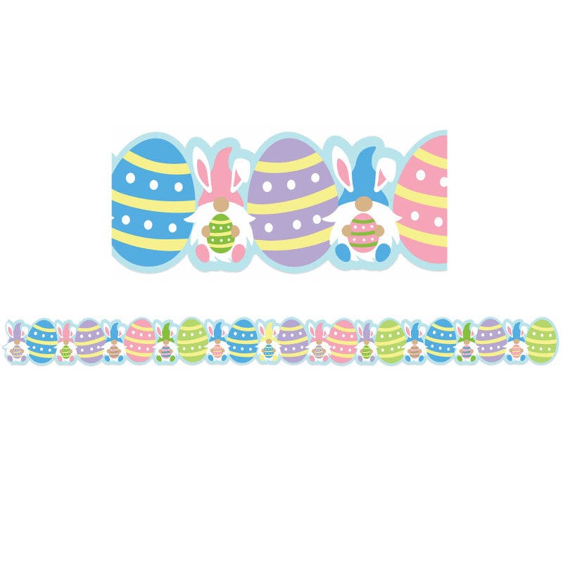 Easter Gnomes Extra Wide Deco Trim (Pack of 10) - Border/Trimmer - Eureka