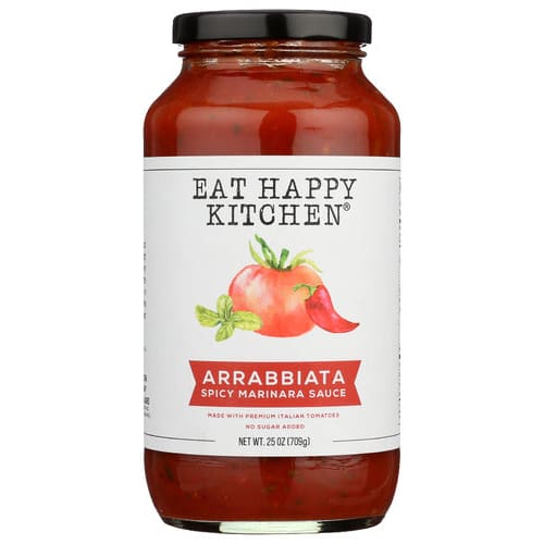 EAT HAPPY KITCHEN: Spicy Arrabbiata Sauce 25 oz (Pack of 2) - Grocery > Meal Ingredients > Sauces - EAT HAPPY KITCHEN