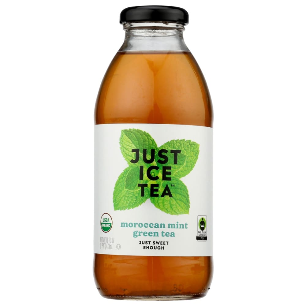 EAT THE CHANGE: Just Ice Tea Moroccan Mint Green Tea 16 fo (Pack of 5) - Beverages > Coffee Tea & Hot Cocoa - EAT THE CHANGE