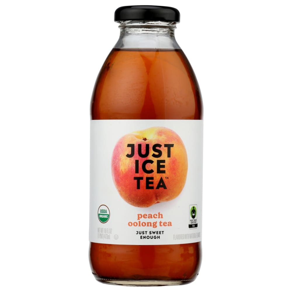 EAT THE CHANGE: Just Ice Tea Peach Oolong Tea 16 fo (Pack of 5) - Beverages > Coffee Tea & Hot Cocoa - EAT THE CHANGE