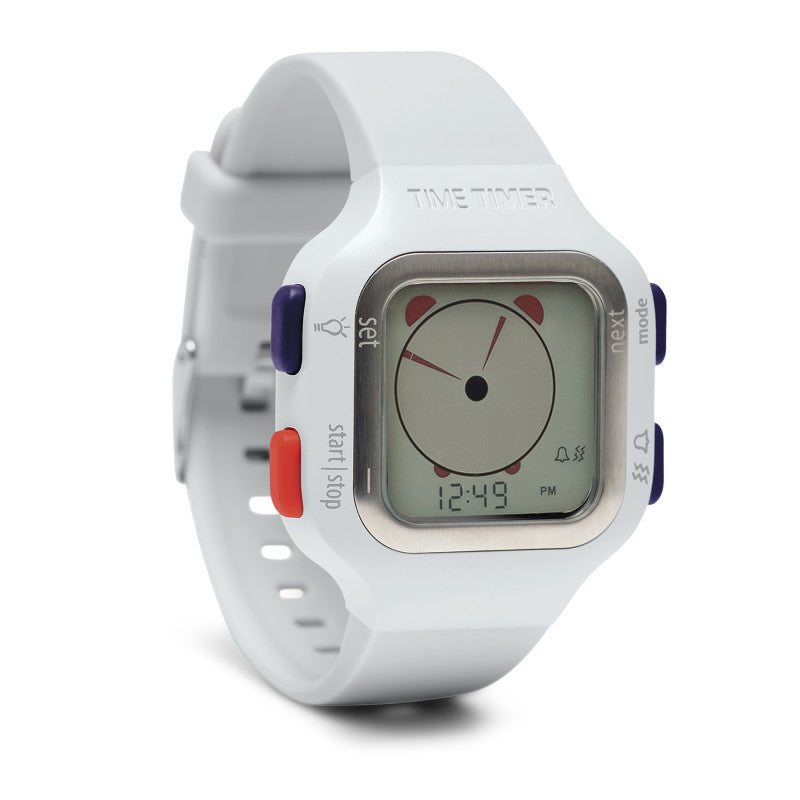 Time Timer Watch Sml White Arctic