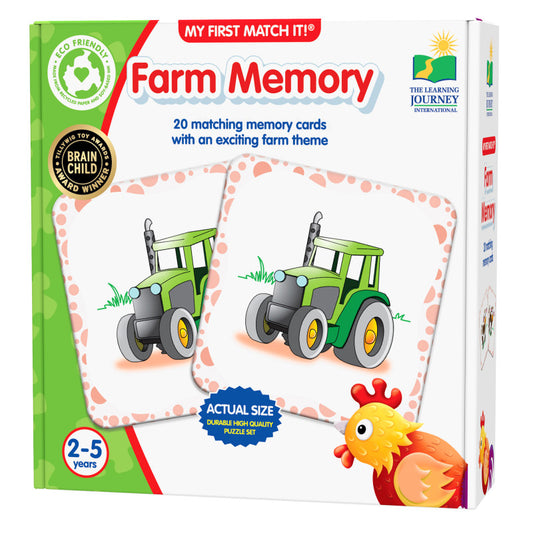My First Memory Game Farm (Pack of 6)