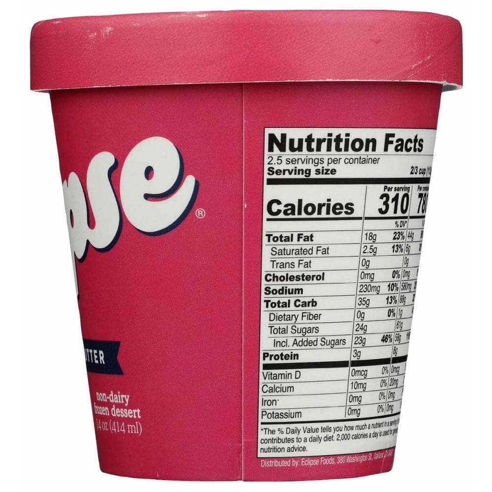 Eclipse Grocery > Chocolate, Desserts and Sweets > Ice Cream & Frozen Desserts ECLIPSE: Dessert Frz Cookie Butter, 14 oz