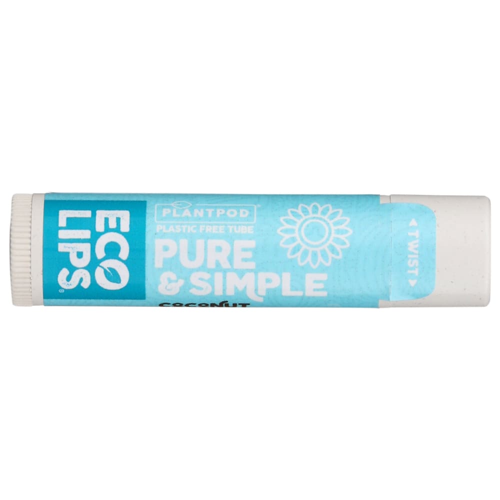 ECO LIPS: Lip Balm Cocnt Pure Smple 0.15 oz (Pack of 6) - Beauty & Body Care > Skin Care > Lip Balm - Eco Lips