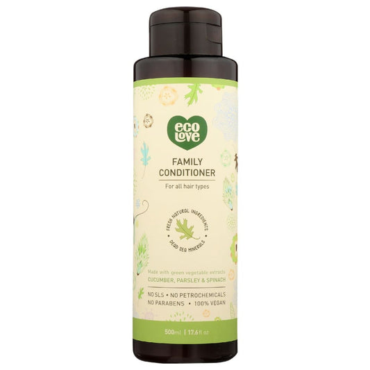 ECOLOVE: Vegan Green Family Conditioner 17.6 oz (Pack of 3) - Beauty & Body Care > Hair Care > Conditioner - Ecolove