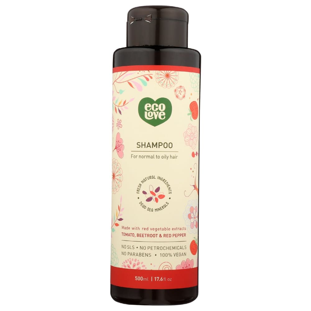 ECOLOVE: Vegan Red Shampoo 17.6 oz (Pack of 3) - Beauty & Body Care > Hair Care > Shampoo & Shampoo Combinations - Ecolove