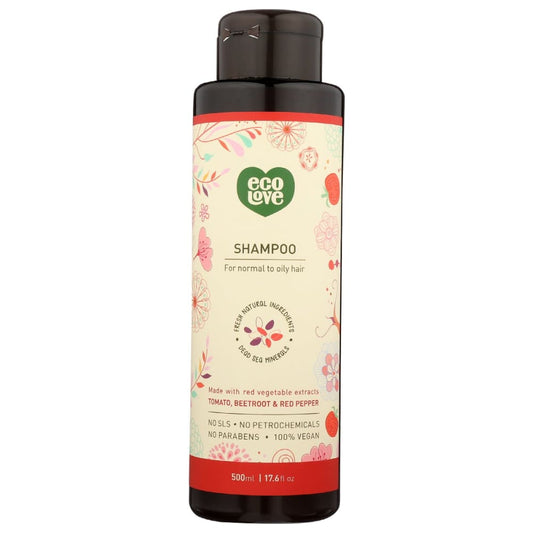ECOLOVE: Vegan Red Shampoo 17.6 oz (Pack of 3) - Beauty & Body Care > Hair Care > Shampoo & Shampoo Combinations - Ecolove