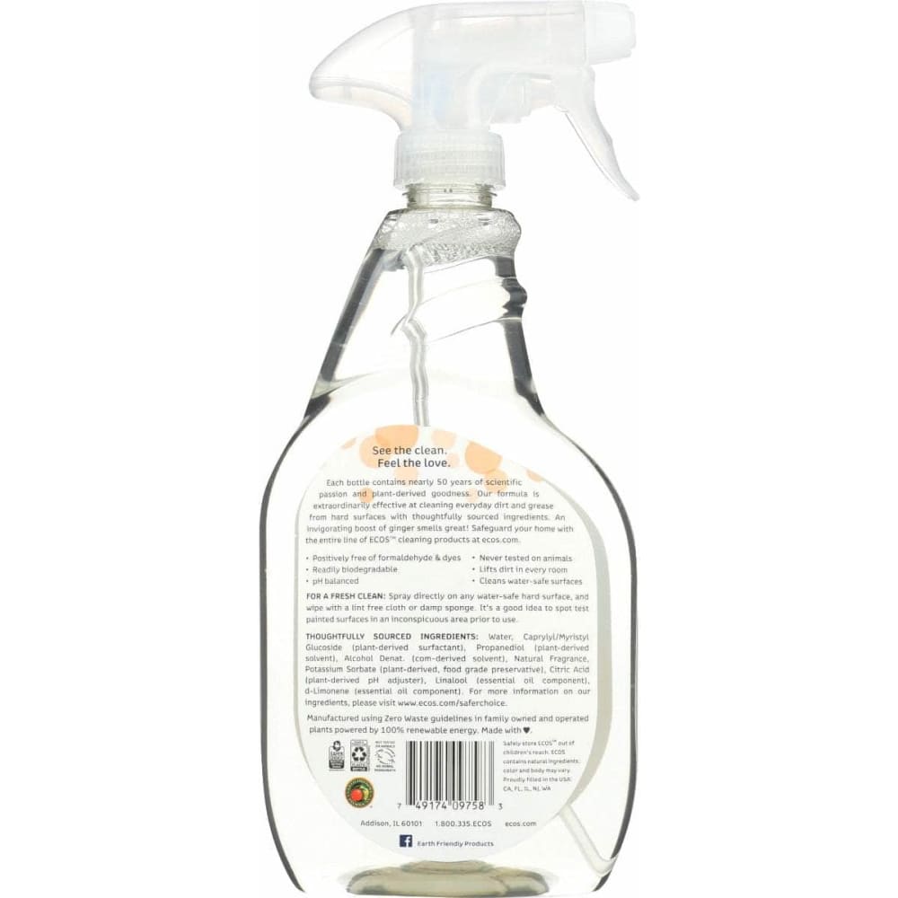 ECOS Ecos All Purpose Cleaner Ginger Plus, 22 Oz