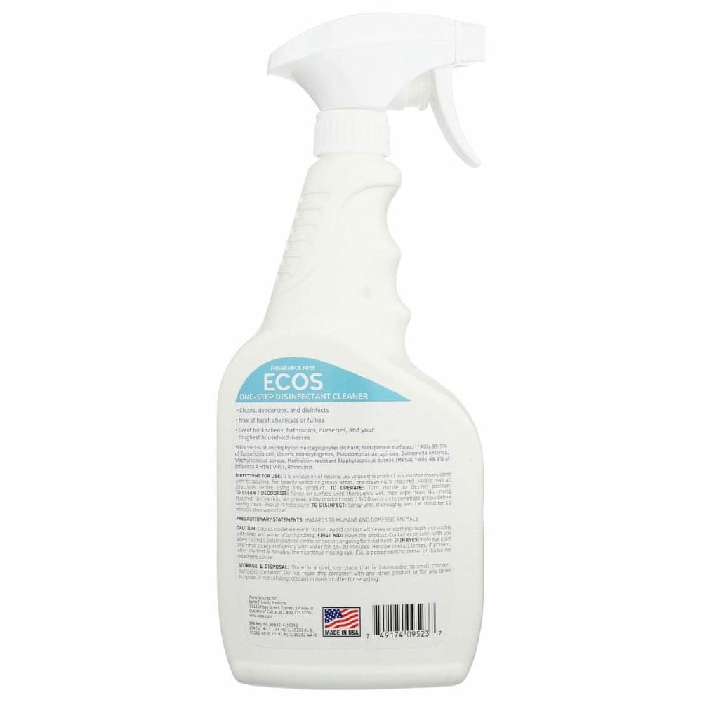 ECOS Ecos Disinfectant Clnr One Step, 24 Oz