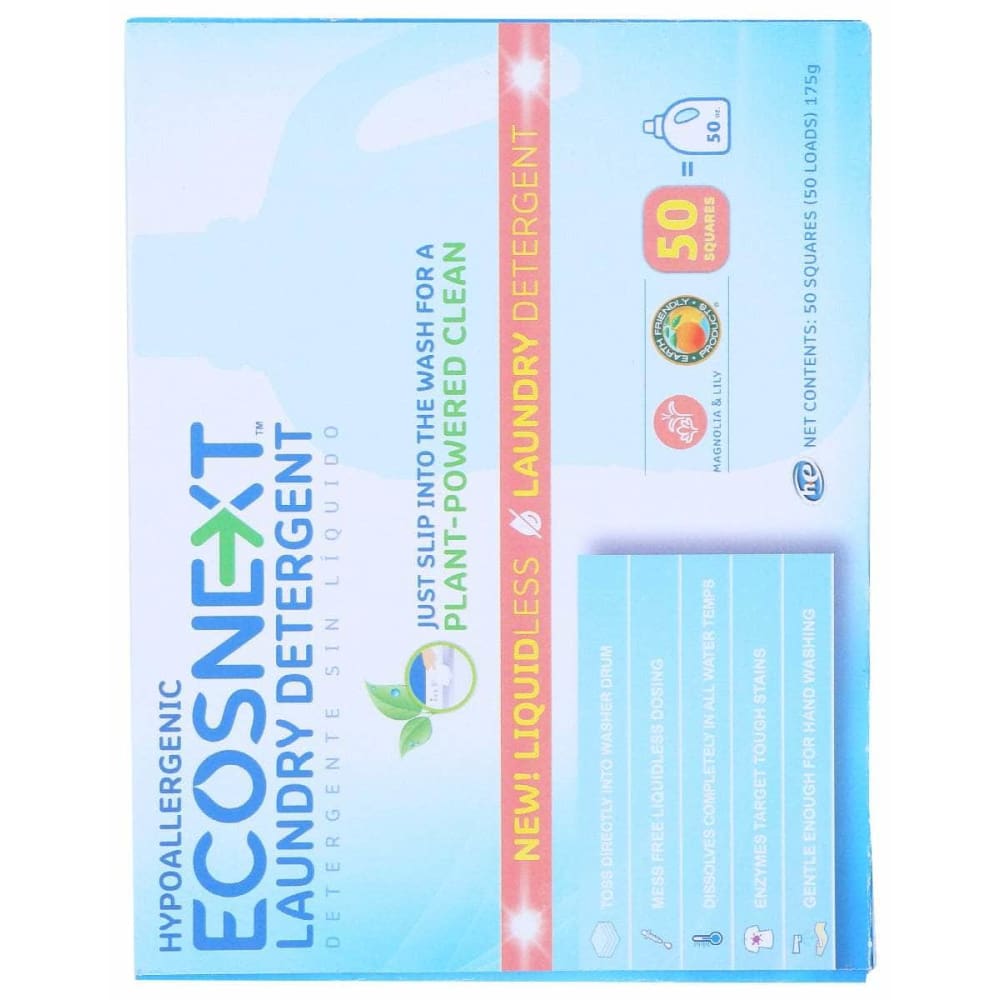 ECOS Ecos Lndry Nxt Lqlss Sht Mg Ll, 50 Ea