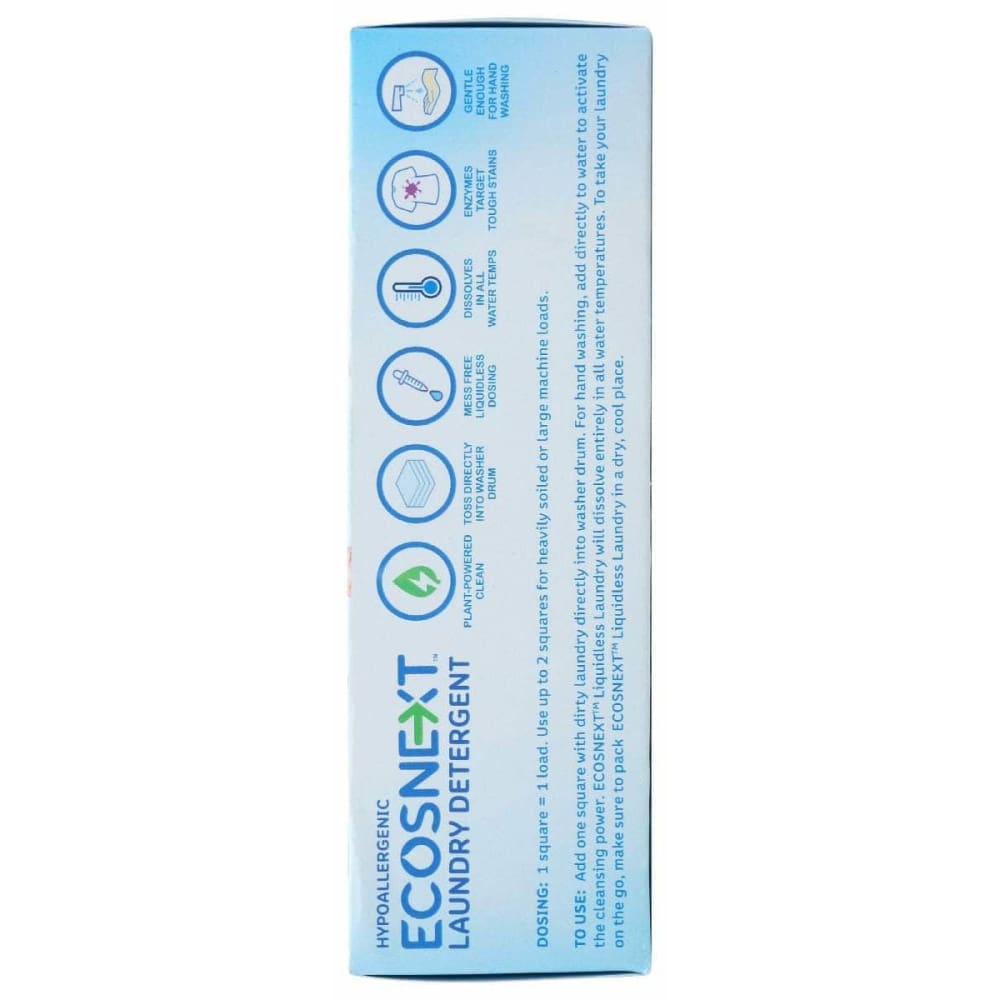 ECOS Ecos Lndry Nxt Lqlss Sht Mg Ll, 50 Ea