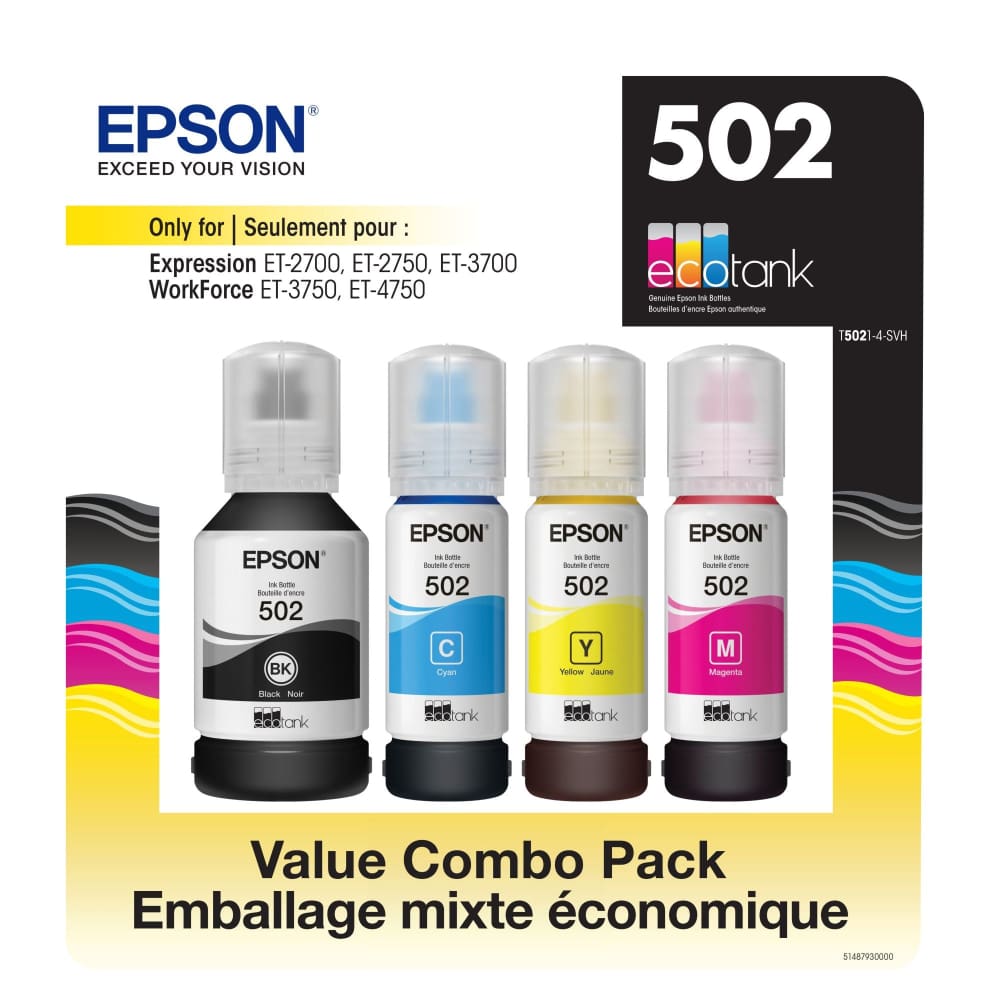 EcoTank T502 Ink Bottles - Epson