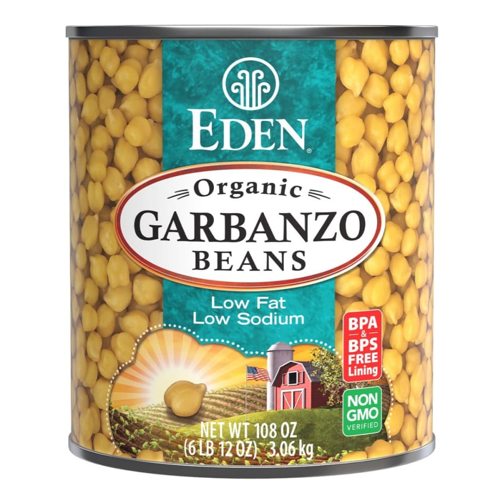 EDEN FOODS: Garbanzo Beans (Chickpeas) Organic 108 OZ - EDEN FOODS