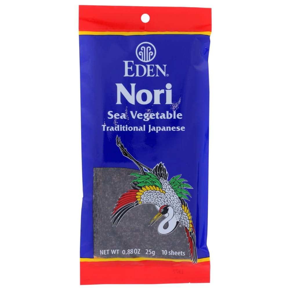 EDEN FOODS: Nori Sea Vegetable 10 Sheets 0.8 oz (Pack of 3) - Grocery > Vegetables > Seaweed Dried - EDEN FOODS