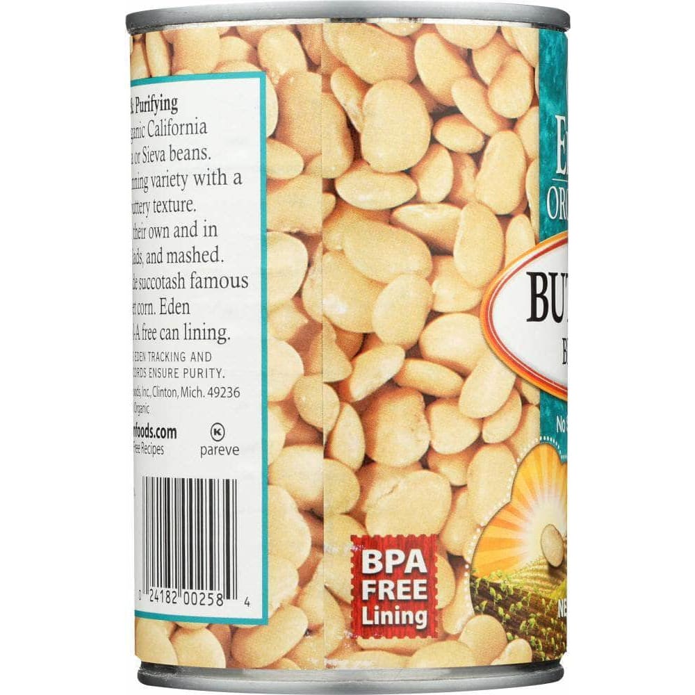 Eden Foods Eden Foods Organic Butter Beans Low Fat, 15 oz