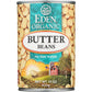 Eden Foods Eden Foods Organic Butter Beans Low Fat, 15 oz