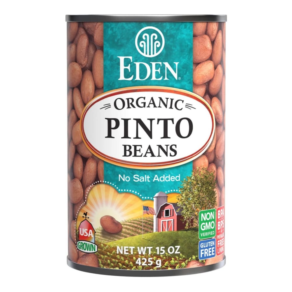 EDEN FOODS: Pinto Beans Organic 15 OZ (Pack of 5) - EDEN FOODS